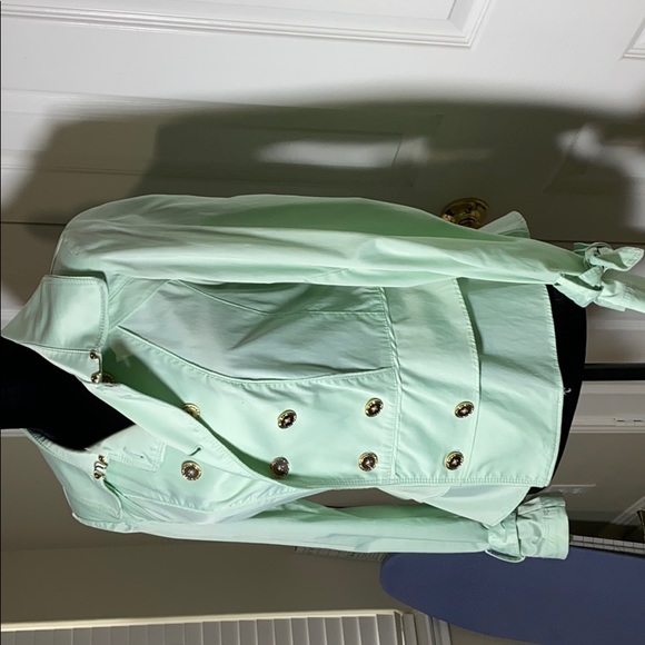 Double breasted front peplum jacket - Picture 10 of 13